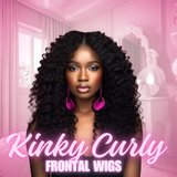 Frontal Kinky Curl Wig