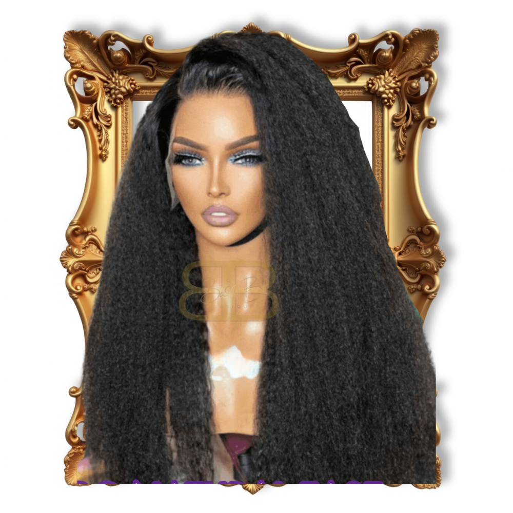 Frontal Kinky Straight Wigs