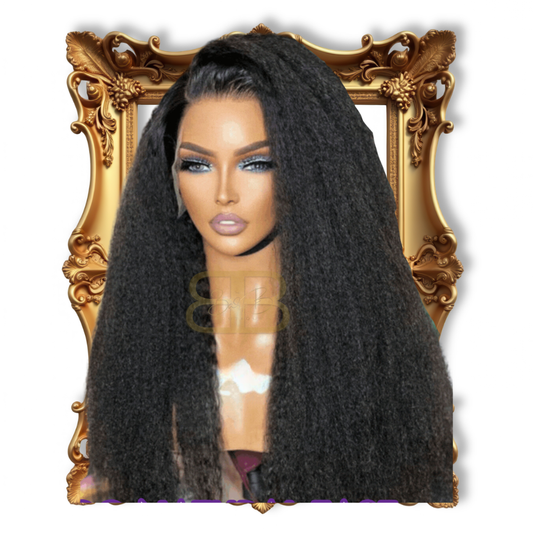 Frontal Kinky Straight Wigs