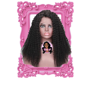 Lace Closure Kinky Curly Wig