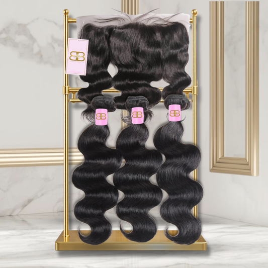 Frontal + Bundle Dollhouse Deals ( Virgin Hair)