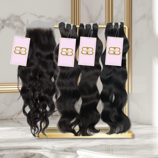 Diamond Deals w/Closure (Raw Hair)