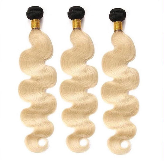 Platinum Body Wave Dark Roots