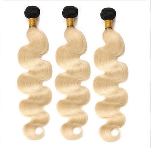 Platinum Body Wave Dark Roots