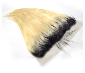 Platinum Straight Frontal (dark roots)